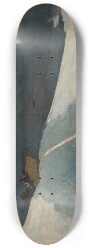 Winslow Homer - Sleigh Ride 8.25 inch art skate deck