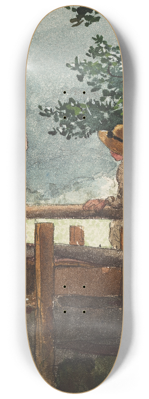 Winslow Homer - Spring 8.25 inch art skate deck Winslow Homer - Spring 8.25 inch art skate deck