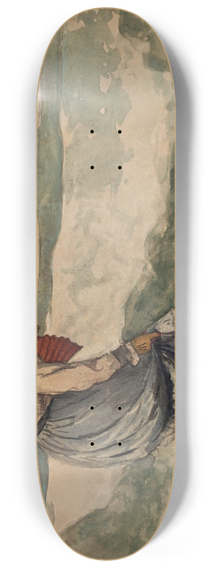 Winslow Homer - Startled 8.25 inch art skate deck