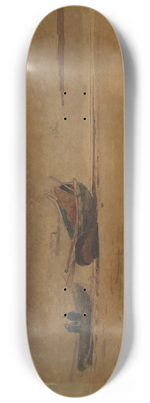 Winslow Homer - Stern View of Two Rowboats, England 8.25 inch art skate deck