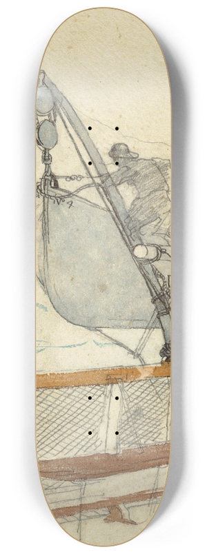 Winslow Homer - Study for The Signal of Distress 8.25 inch art skate deck Winslow Homer - Study for The Signal of Distress 8.25 inch art skate deck