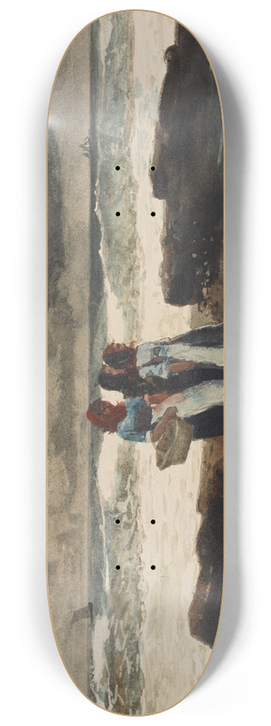 Winslow Homer - Sun and Clouds 8.25 inch art skate deck