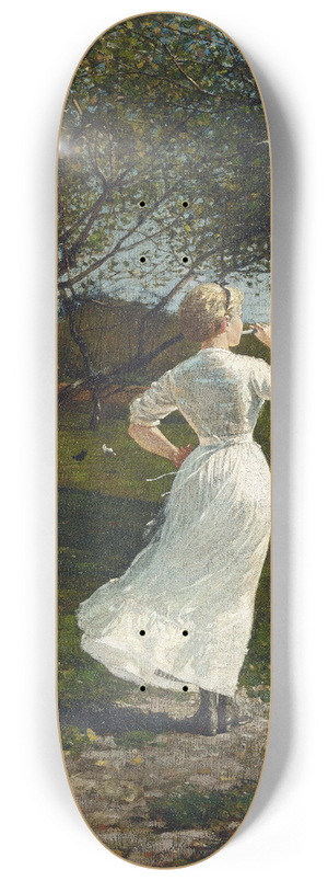 Winslow Homer - The Dinner Horn (Blowing the Horn at Seaside) 8.25 inch art skate deck Winslow Homer - The Dinner Horn (Blowing the Horn at Seaside) 8.25 inch art skate deck