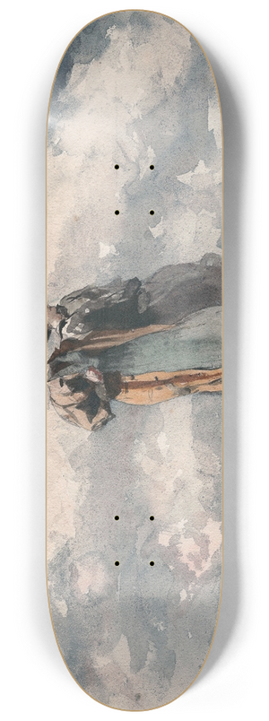 Winslow Homer - The Outlook, Maine Coast 8.25 inch art skate deck