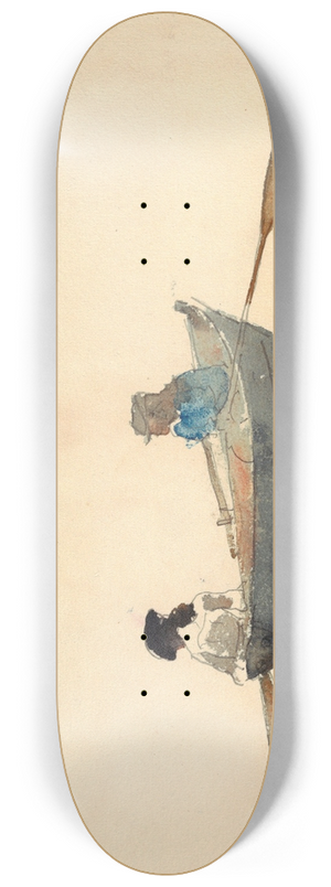 Winslow Homer - Two Girls in a Rowboat 8.25 inch art skate deck