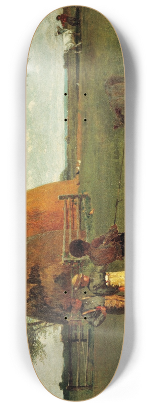 Winslow Homer - Weaning the Calf 8.25 inch art skate deck