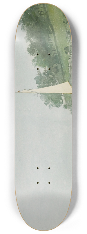 Winslow Homer - Yacht In A Cove, Gloucester 8.25 inch art skate deck Winslow Homer - Yacht In A Cove, Gloucester 8.25 inch art skate deck