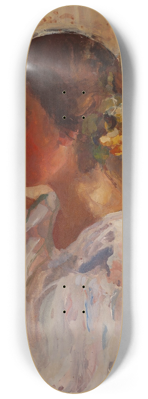 Witold Wojtkiewicz - Portrait of Liza Pareska 8.25 inch art skate deck Witold Wojtkiewicz - Portrait of Liza Pareska 8.25 inch art skate deck