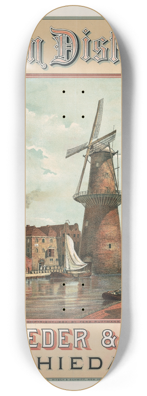 Witsch & Schmitt - Swan Distillery, J.J. Meder & Zoon, Schiedam 8.25 inch art skate deck