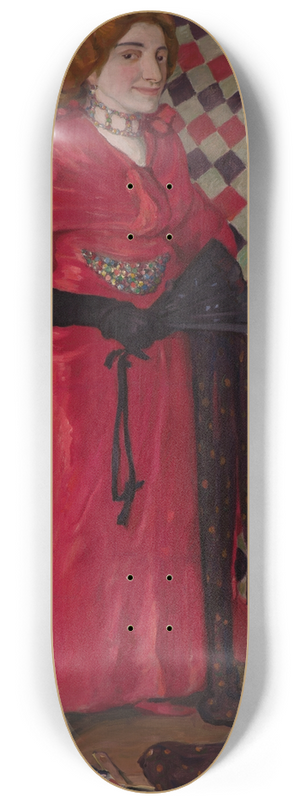 Wodzimierz Bocki - Grotesque Dwarf Woman 8.25 inch art skate deck