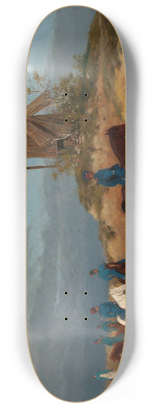 Wodzimierz o - Soldiers on a field track 8.25 inch art skate deck Wodzimierz o - Soldiers on a field track 8.25 inch art skate deck