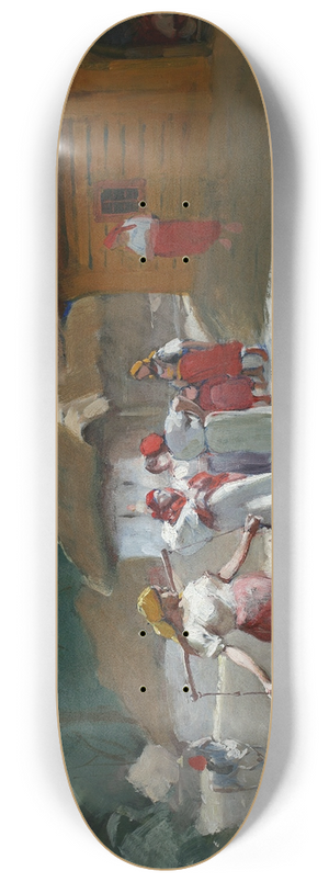 Wodzimierz Tetmajer - Talking on a rural road 8.25 inch art skate deck Wodzimierz Tetmajer - Talking on a rural road 8.25 inch art skate deck