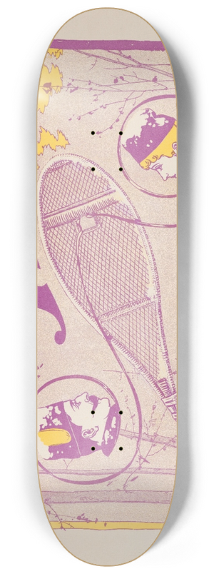 A.W.B. Lincoln - Sinners Twain 8.25 inch art skate deck A.W.B. Lincoln - Sinners Twain 8.25 inch art skate deck