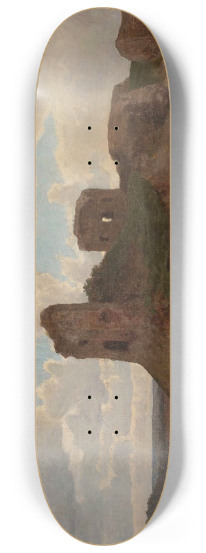 Wojciech Gerson - Ruins of the Bobrowniki castle by the Vistula River 8.25 inch art skate deck Wojciech Gerson - Ruins of the Bobrowniki castle by the Vistula River 8.25 inch art skate deck