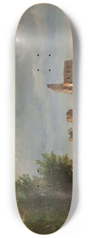 Wojciech Gerson - Ruins of the Trakai Island Castle 8.25 inch art skate deck Wojciech Gerson - Ruins of the Trakai Island Castle 8.25 inch art skate deck