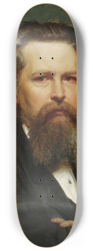 Wojciech Gerson - Self-portrait 8.25 inch art skate deck