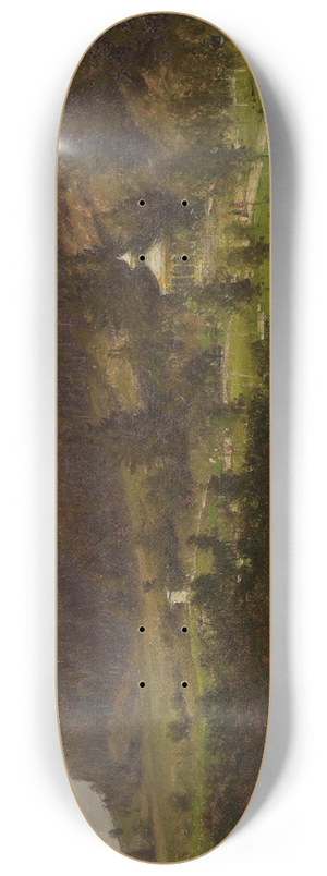 Wojciech Gerson - Submontane landscape 8.25 inch art skate deck Wojciech Gerson - Submontane landscape 8.25 inch art skate deck