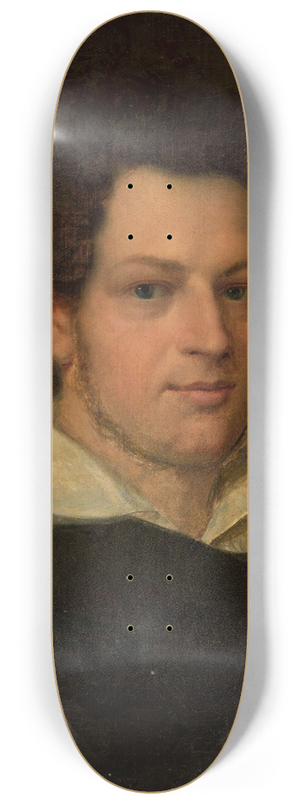 Wojciech Korneli Stattler - Portrait of Izydor Dymidowicz 8.25 inch art skate deck