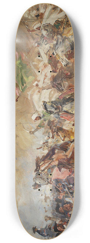 Wojciech Kossak - Battle of the Pyramids, sketch 8.25 inch art skate deck Wojciech Kossak - Battle of the Pyramids, sketch 8.25 inch art skate deck