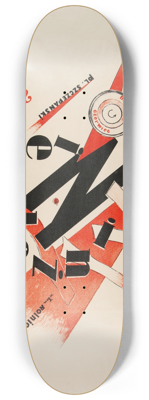 Wojciech Weiss - Gdzie wystawiaj Niezaleni 8.25 inch art skate deck
