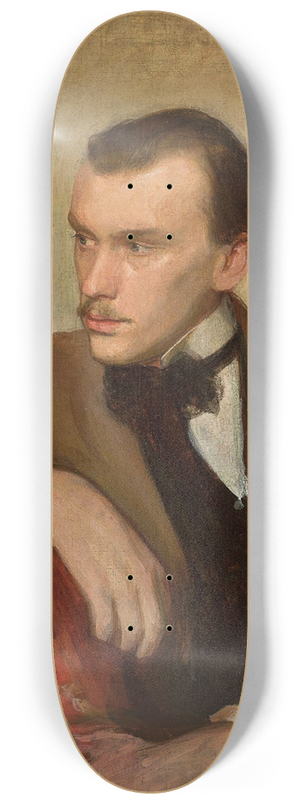 Wojciech Weiss - Portrait of Wodzimierz Perzyski, writer 8.25 inch art skate deck Wojciech Weiss - Portrait of Wodzimierz Perzyski, writer 8.25 inch art skate deck