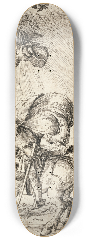 Wolf Huber - The Conversion of Saint Paul 8.25 inch art skate deck