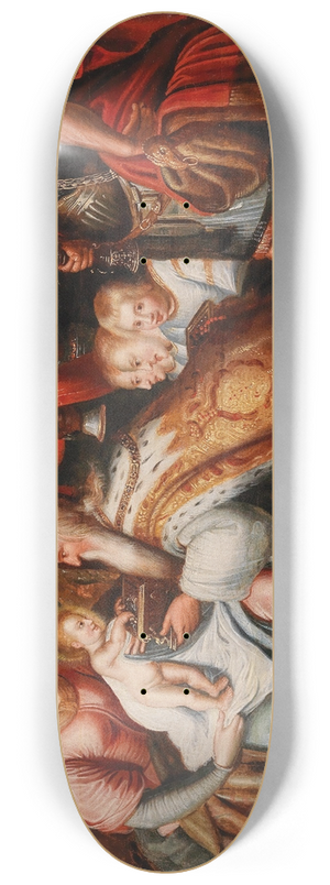 Workshop of Artus Wolffort - The Adoration of the Magi 8.25 inch art skate deck