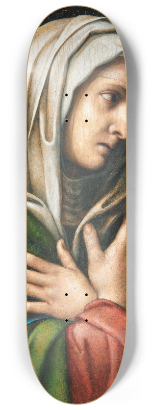 Workshop of Bernardino Luini - Madonna Addolorata 8.25 inch art skate deck