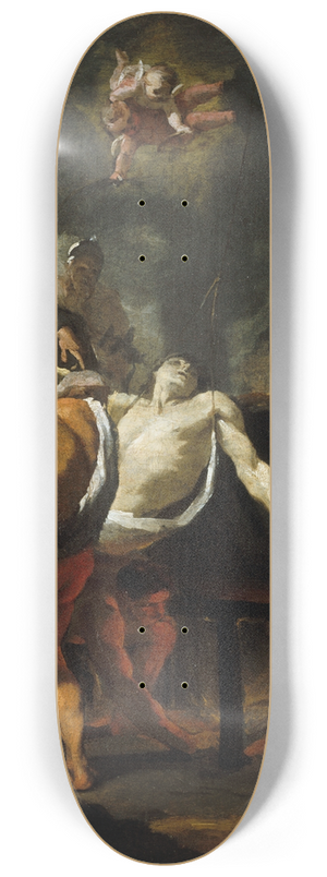 Workshop of Charles Le Brun - Martyre de saint Jean lvangliste,  la porte Latines 8.25 inch art skate deck
