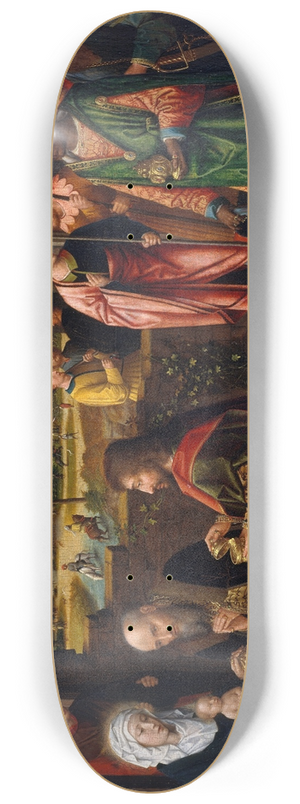 Workshop of Gerard David - The Adoration of the Magi 8.25 inch art skate deck Workshop of Gerard David - The Adoration of the Magi 8.25 inch art skate deck