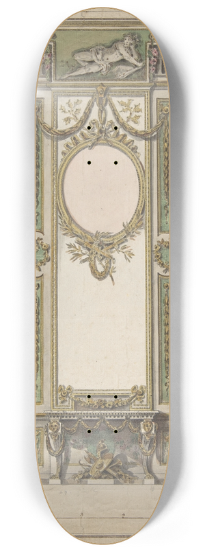 Workshop of Leonardo Marini - Design for a Palace Interior 8.25 inch art skate deck