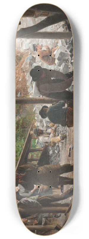 Axel Jungstedt - Stone Workers 8.25 inch art skate deck