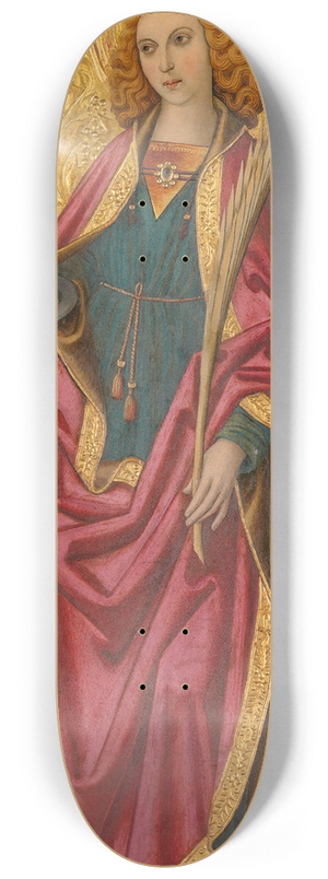 Workshop of Raphael Vergos - Saint Agatha 8.25 inch art skate deck