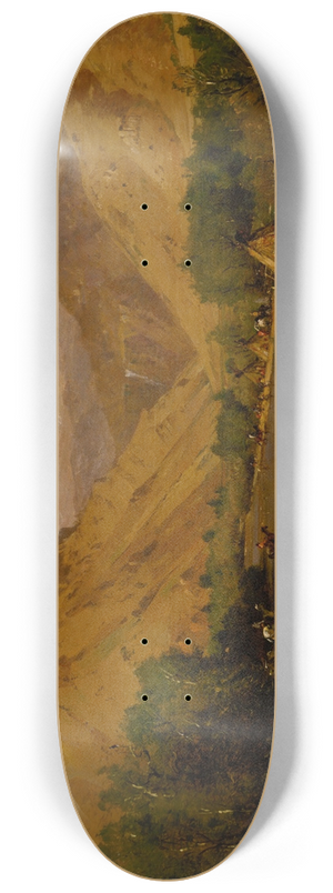 Worthington Whittredge - Indian Encampment 8.25 inch art skate deck