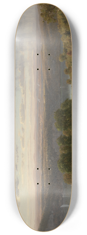Worthington Whittredge - Landscape with Haywain 8.25 inch art skate deck