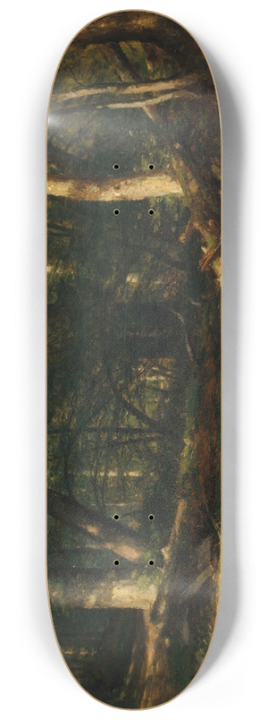 Worthington Whittredge - The Brook in the Woods 8.25 inch art skate deck