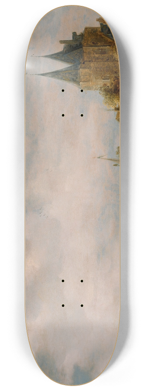 Wouter Knijff - View of the North Port at Hoorn 8.25 inch art skate deck