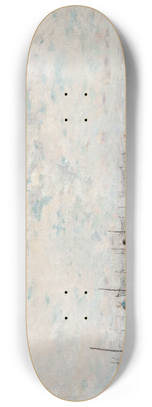 Axel Lindman - The Beach at Villerville, Normandy 8.25 inch art skate deck