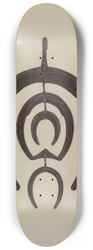 W.W. Zausch - Blacksmiths Sign 8.25 inch art skate deck