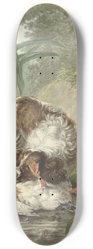 Wybrand Hendriks - Jachthond vangt een eend 8.25 inch art skate deck
