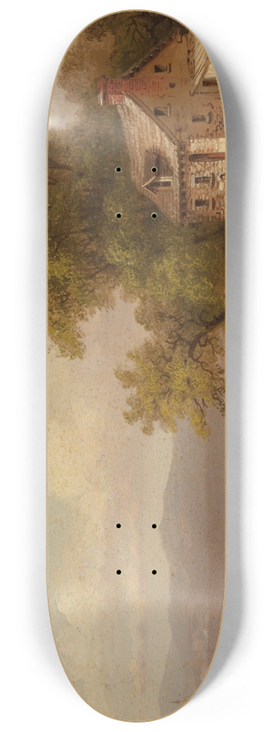 Xanthus Russell Smith - The Wood Cart 8.25 inch art skate deck