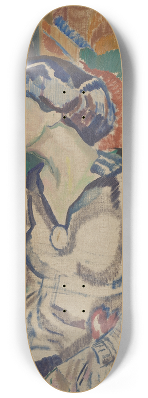 Axel Trneman - Portrait of Carin Thiel 8.25 inch art skate deck