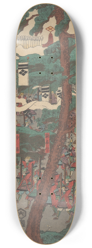 Yamato Yoshinobu - Marching Warriors 8.25 inch art skate deck