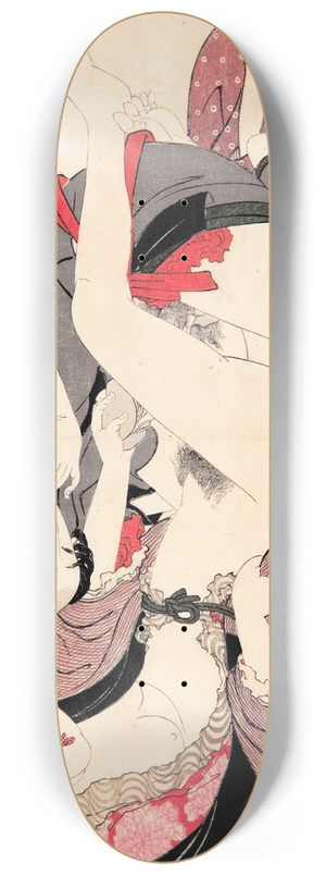Yanagawa Shigenobu - Two lovers 8.25 inch art skate deck