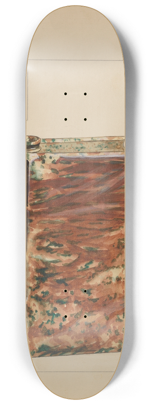 Yolande Delasser - Book Bottle 8.25 inch art skate deck