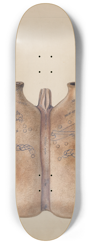 Yolande Delasser - Gemel Bottle 8.25 inch art skate deck