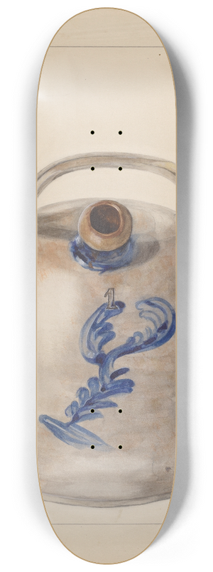 Yolande Delasser - Harvester Jug 8.25 inch art skate deck