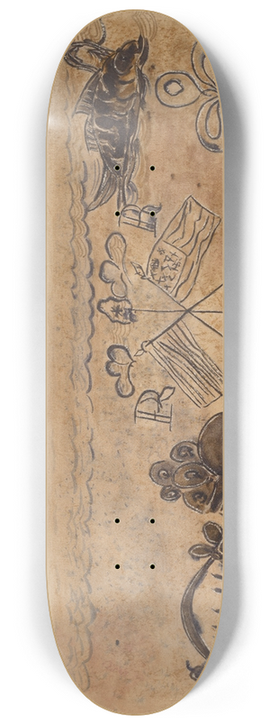 Yolande Delasser - Jug 8.25 inch art skate deck