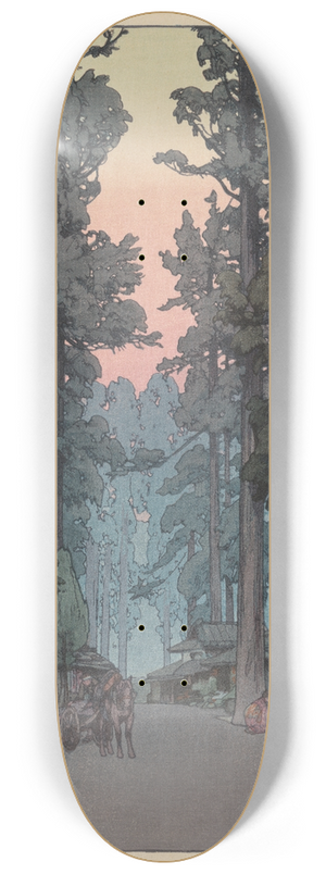 Yoshida Hiroshi - Crytomeria Avenue (Sugi Namiki) 8.25 inch art skate deck