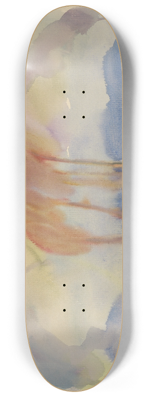 Zolo Palugyay - Autumn Birch Trees in a Sunlit Meadow 8.25 inch art skate deck